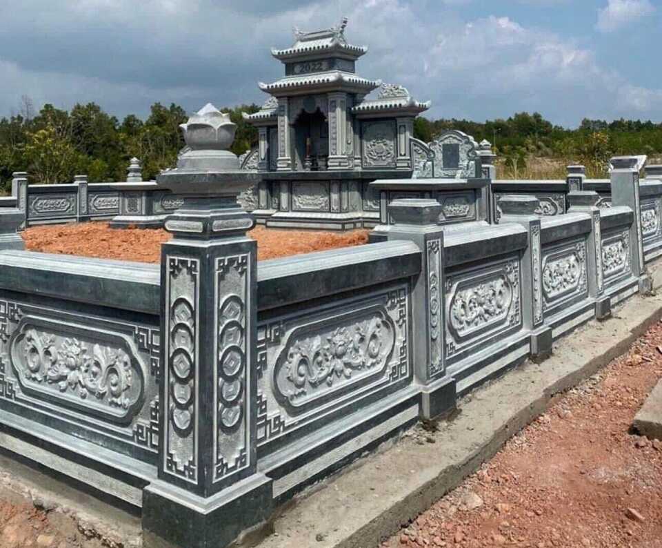 Mẫu lan can đá 002