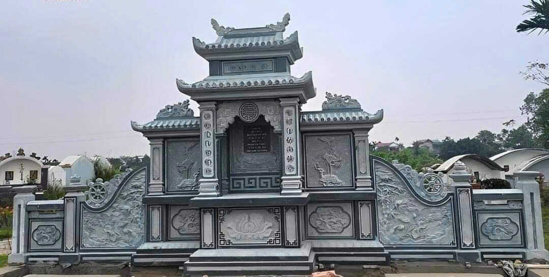 Mẫu lăng thờ đá 002