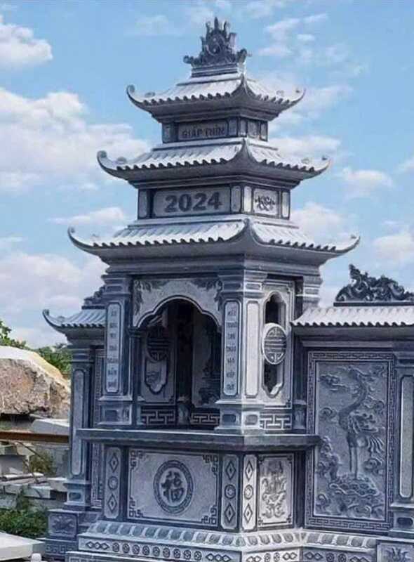 Mẫu tháp đá 005
