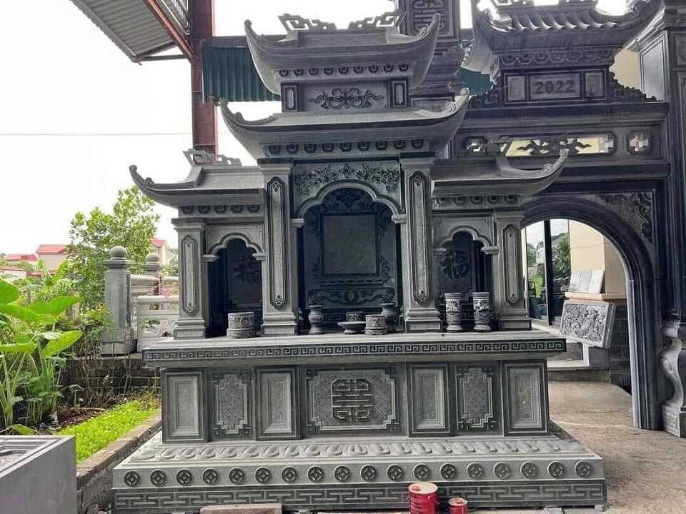 Mẫu lăng thờ đá 001