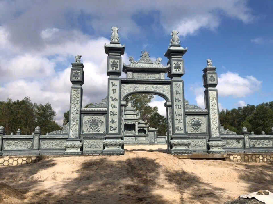 Mẫu cổng đá 001