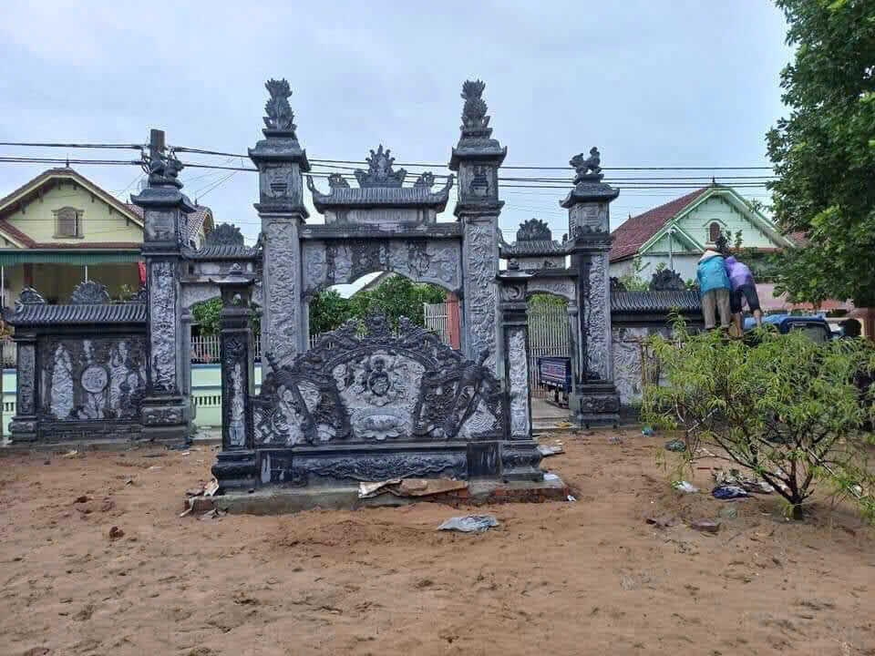 Mẫu cổng đá 004