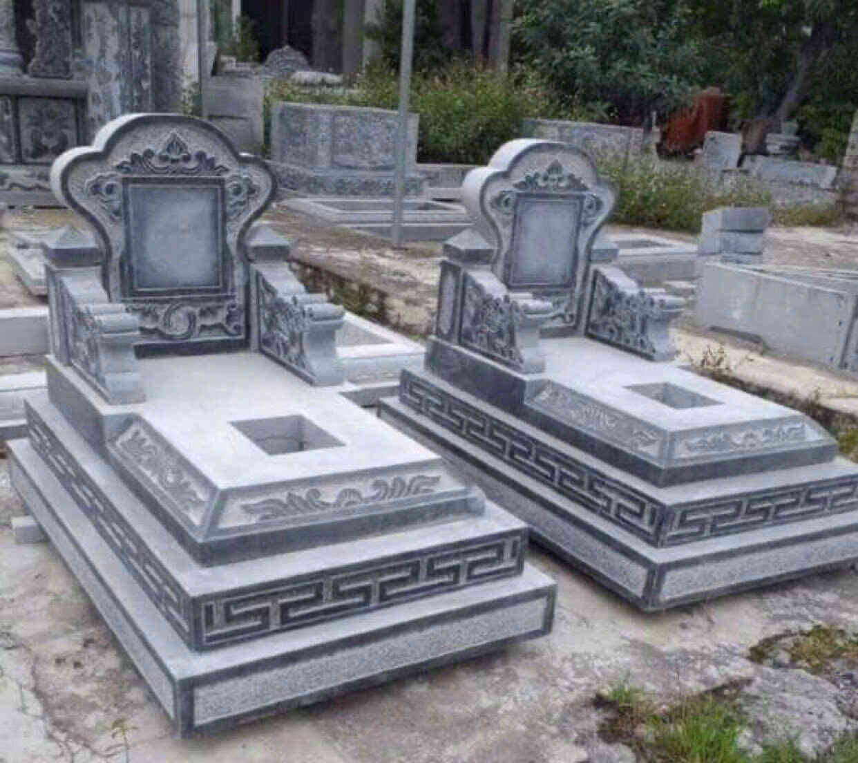 Mẫu mộ đá 003